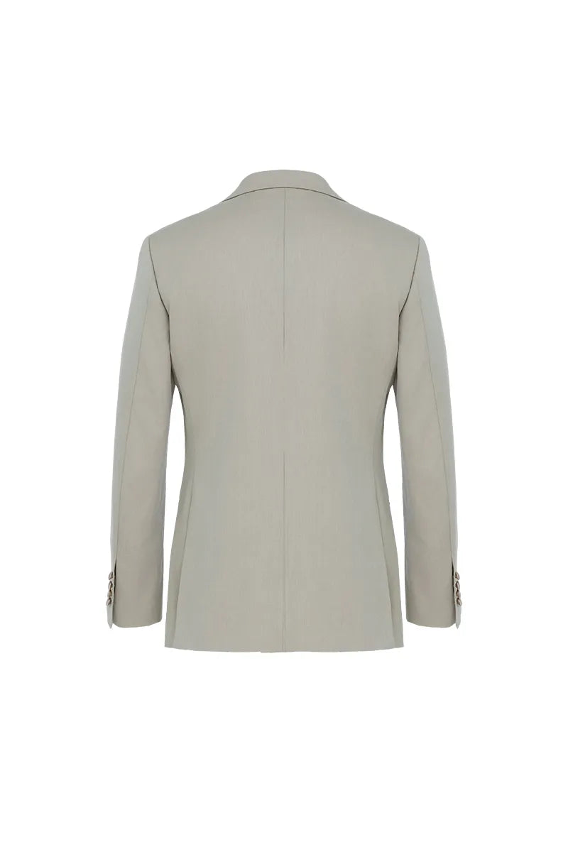 Satin-Lapel Formal Suit