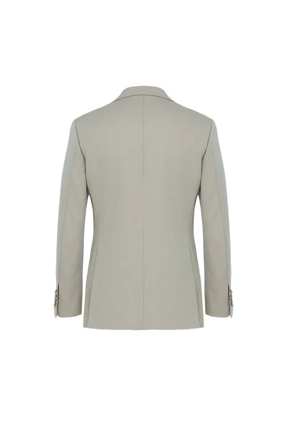 Satin-Lapel Formal Suit
