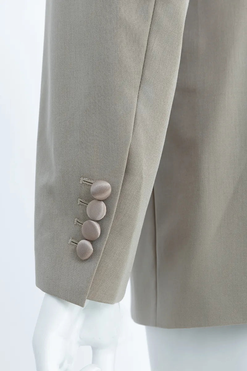 Satin-Lapel Formal Suit