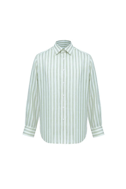 Heritage Mandarin Linen Shirt