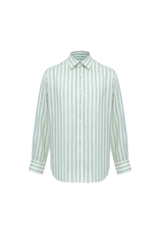 Heritage Mandarin Linen Shirt