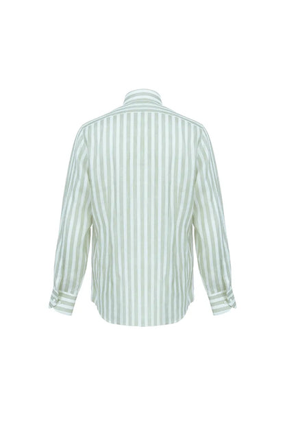 Heritage Mandarin Linen Shirt