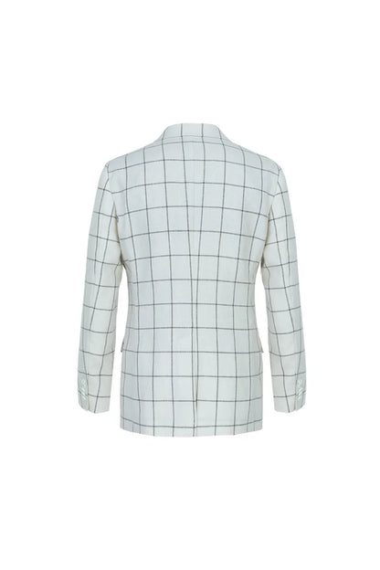Fluid Structure Wool Linen Silk Jacket