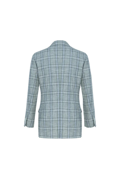 Wool Linen Silk Casual Canvas Jacket