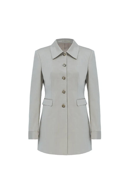 The Minimalist Retro Buttoned Jacket