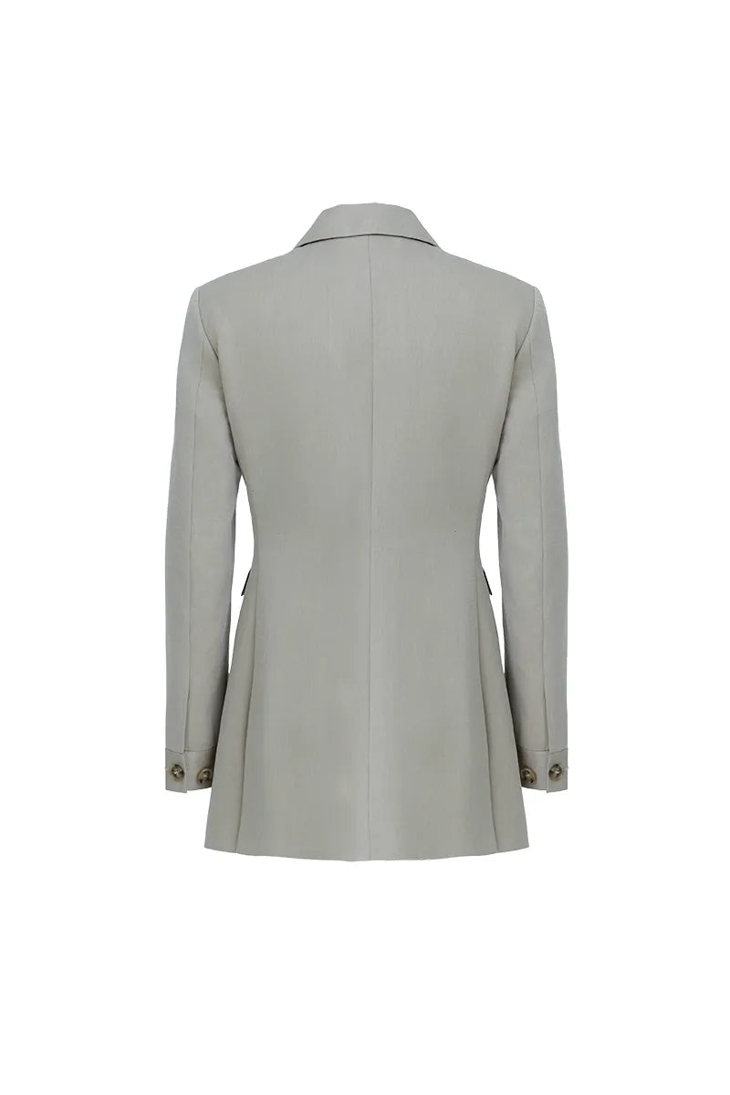 The Minimalist Retro Buttoned Jacket