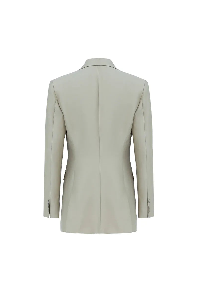 The Luster Finish Wide-Notch Blazer