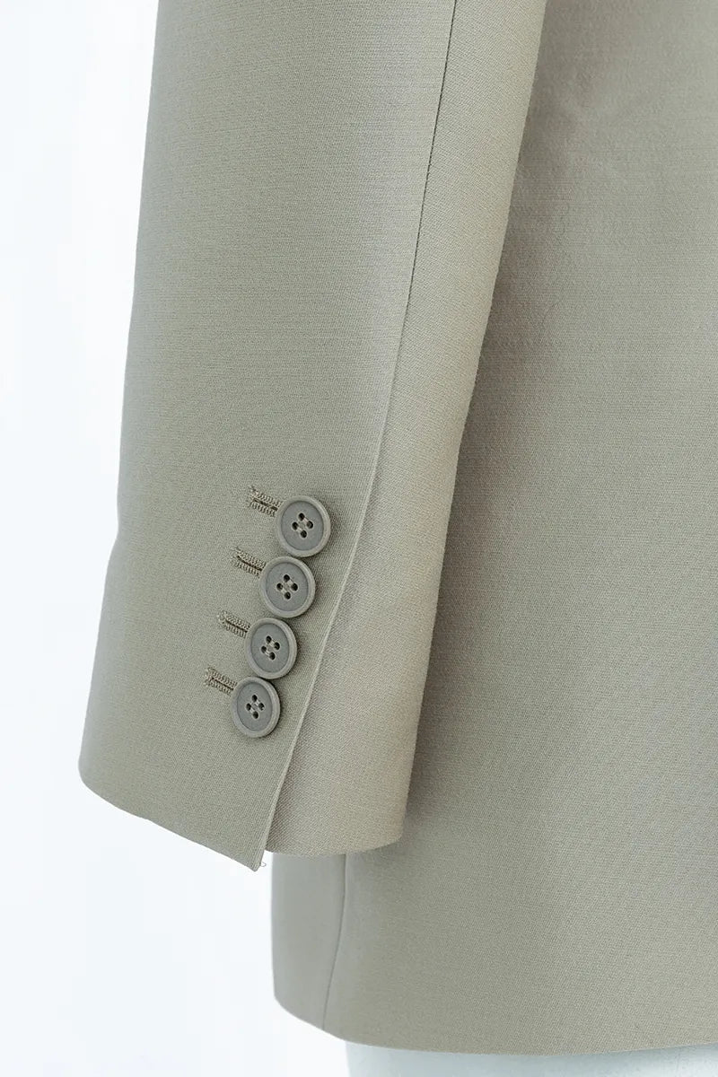The Luster Finish Wide-Notch Blazer