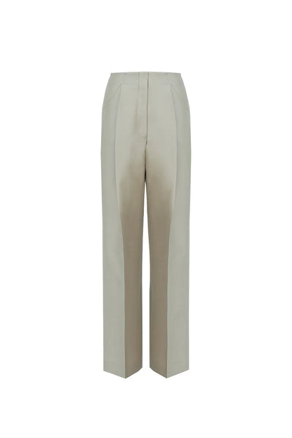 The Draped High-Rise Trouser