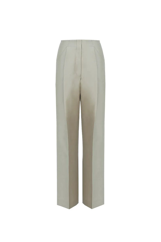 The Draped High-Rise Trouser