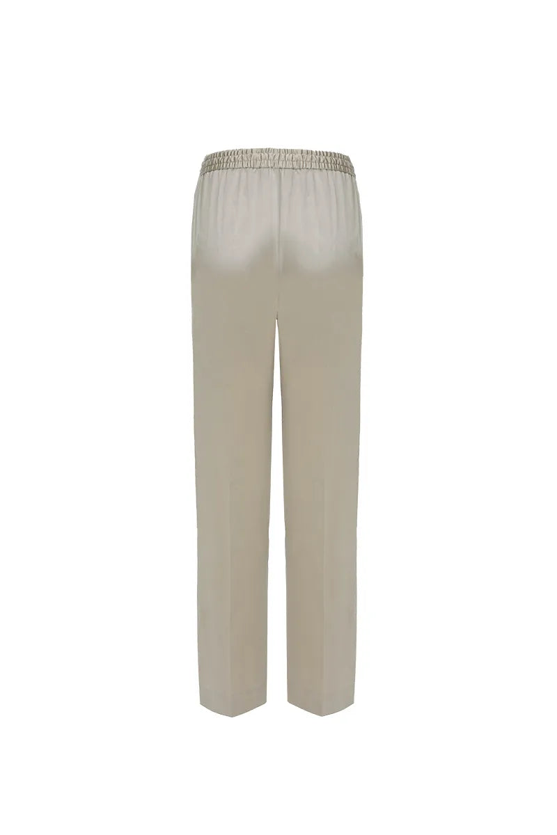 The Drawstring Silk Relaxed Pant