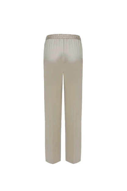 The Drawstring Silk Relaxed Pant