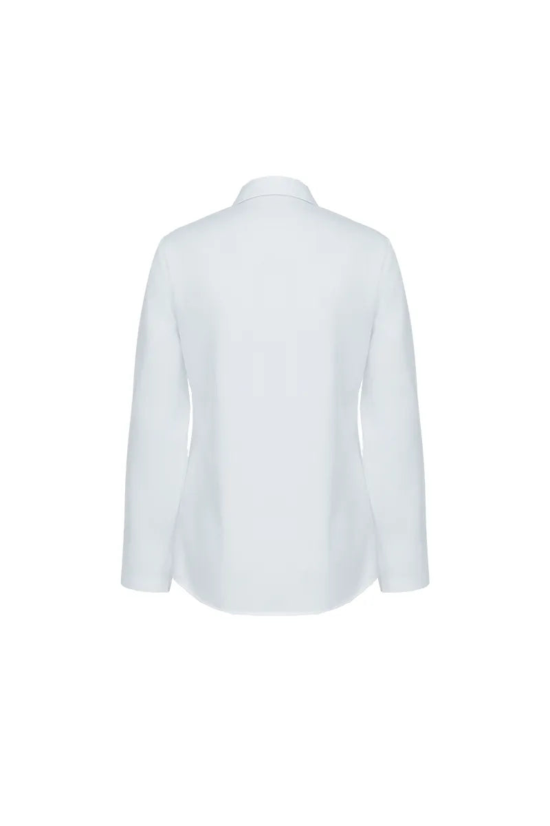 The Oversized Point-Collar Shirt