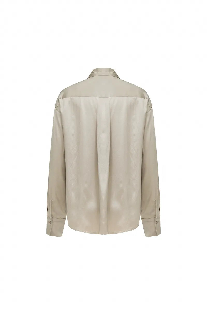 The Utility Silk Point-Collar Shirt