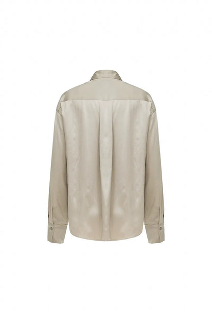 The Utility Silk Point-Collar Shirt
