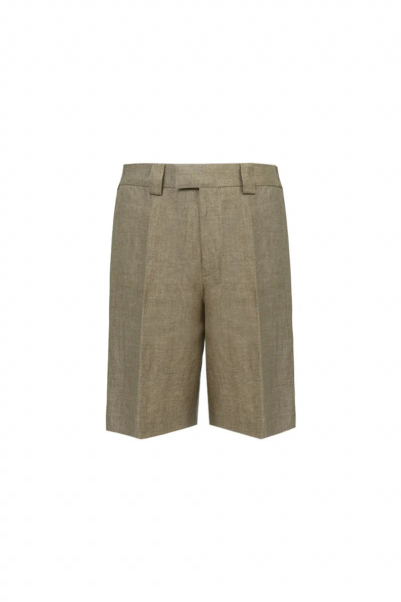 The Elastic-Draw Linen Short