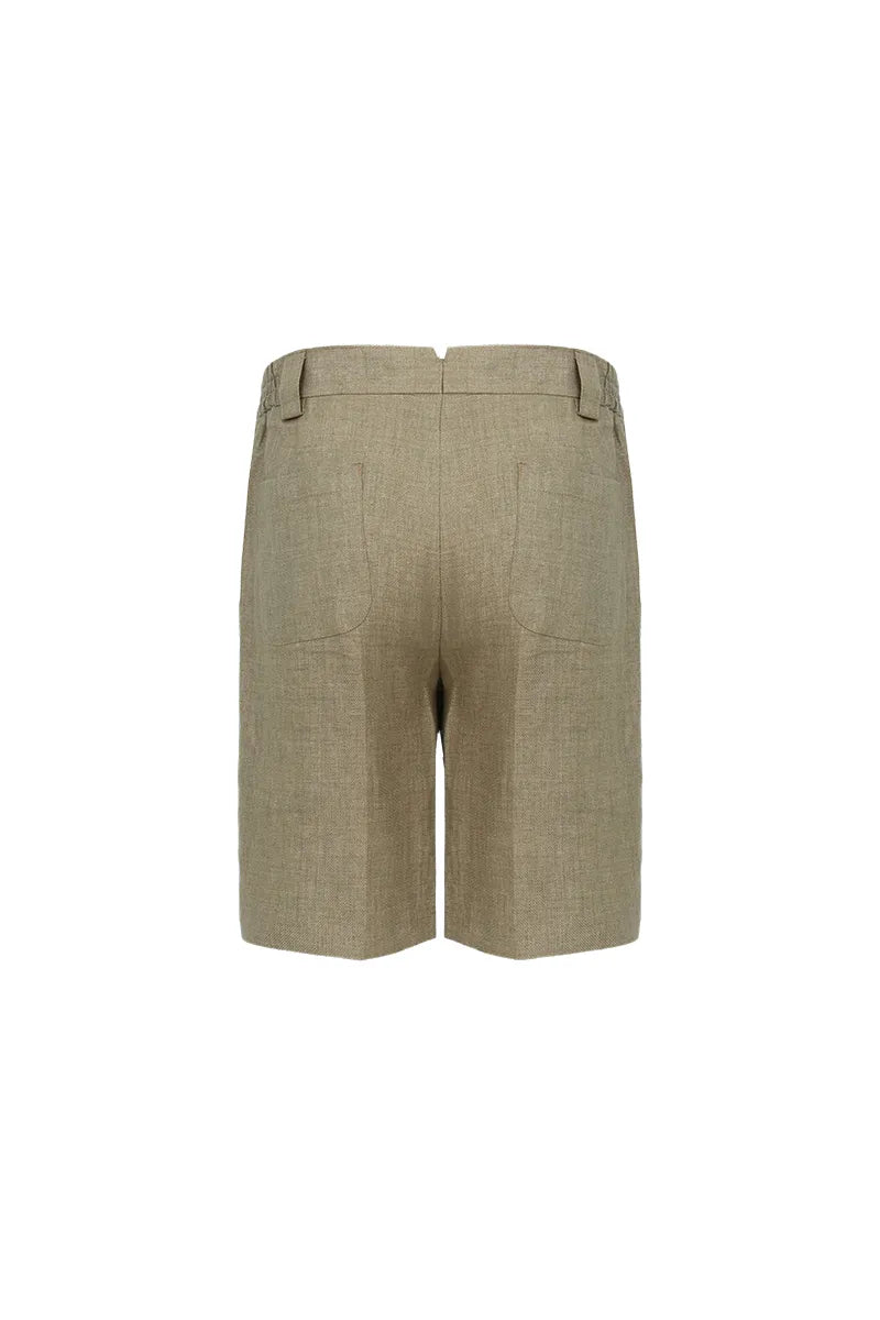 The Elastic-Draw Linen Short