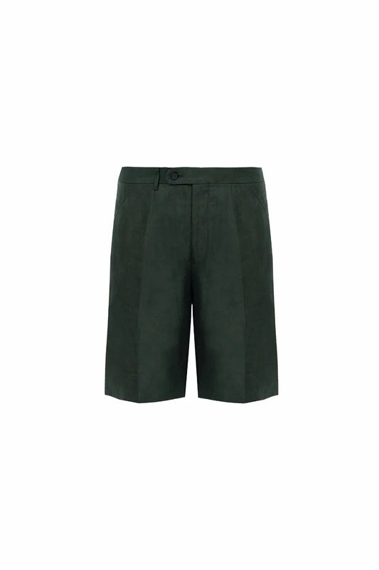 The Flat-Front Linen Short