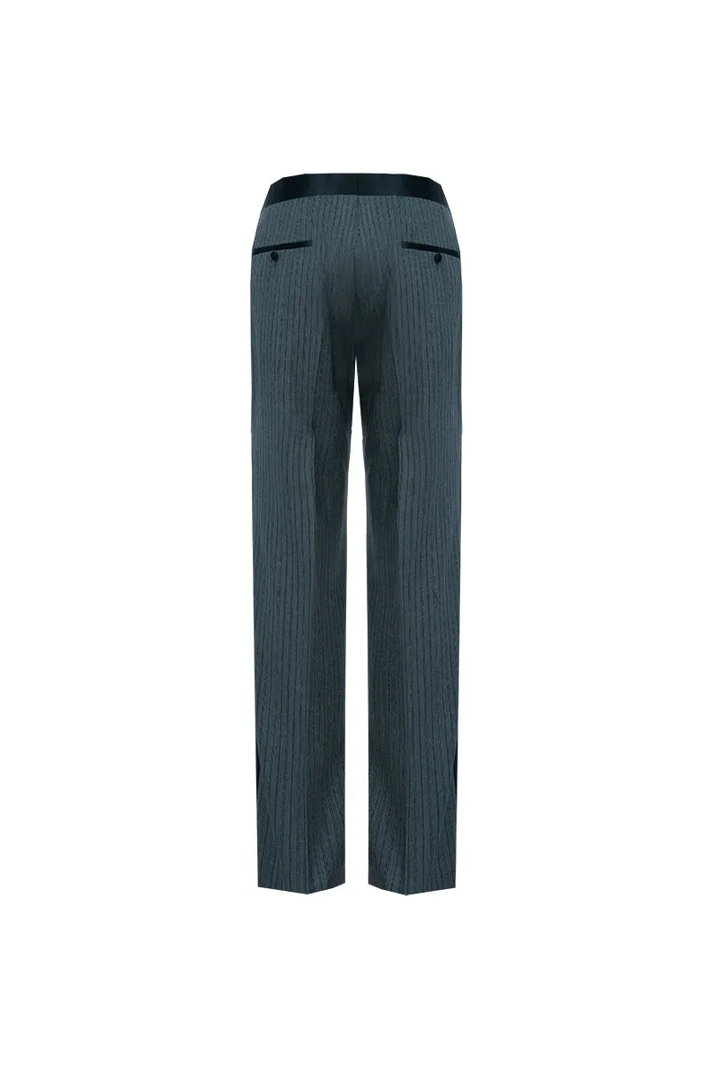The Satin-Striped Formal Trouser