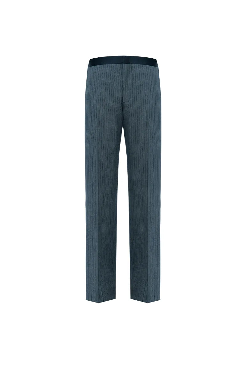 The Satin-Striped Formal Trouser