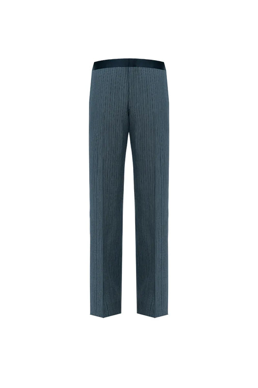 The Satin-Striped Formal Trouser
