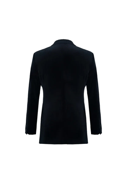 Silk Satin Structured Suit Jacket