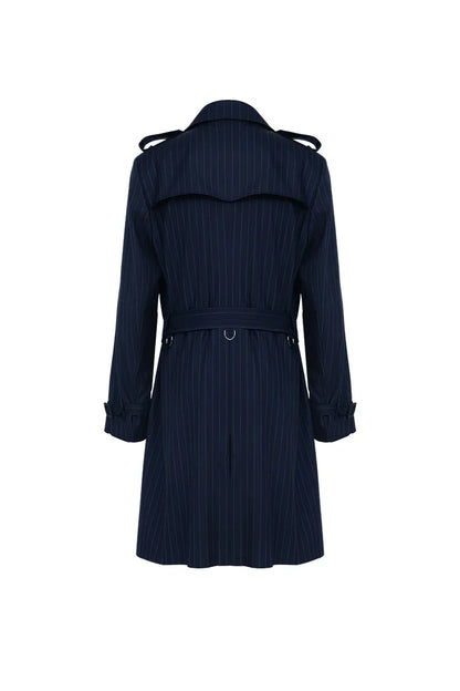 Modern Wool Trench Coat