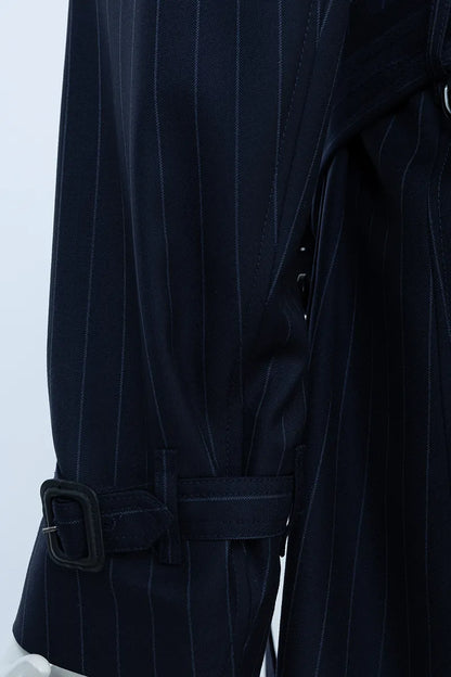 Modern Wool Trench Coat