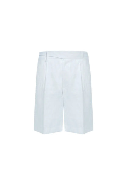 The Retro-Waist Linen Short