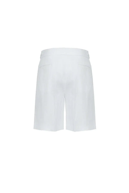 The Retro-Waist Linen Short