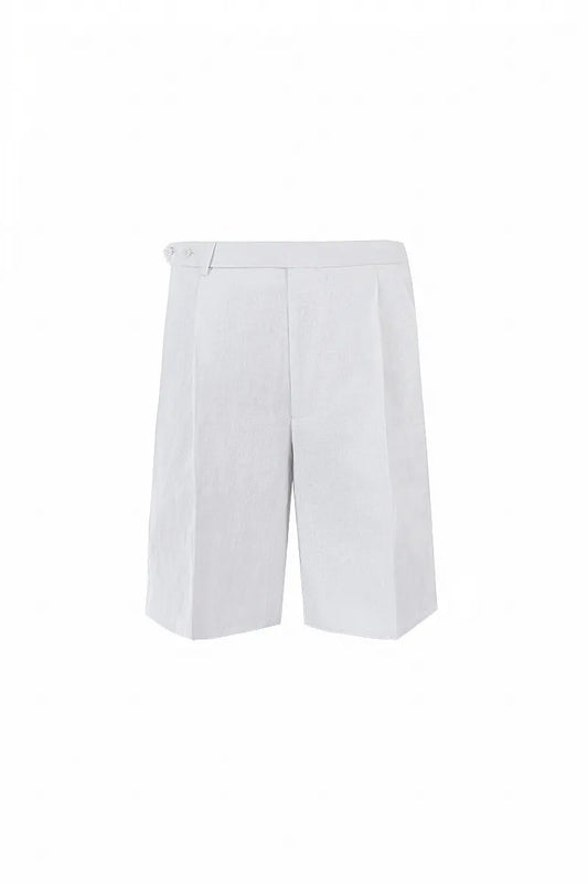 The Vintage-Waist Linen Short