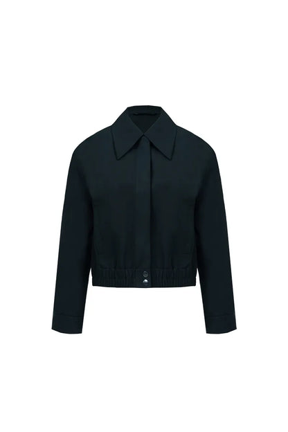 The Cropped Lapel Jacket