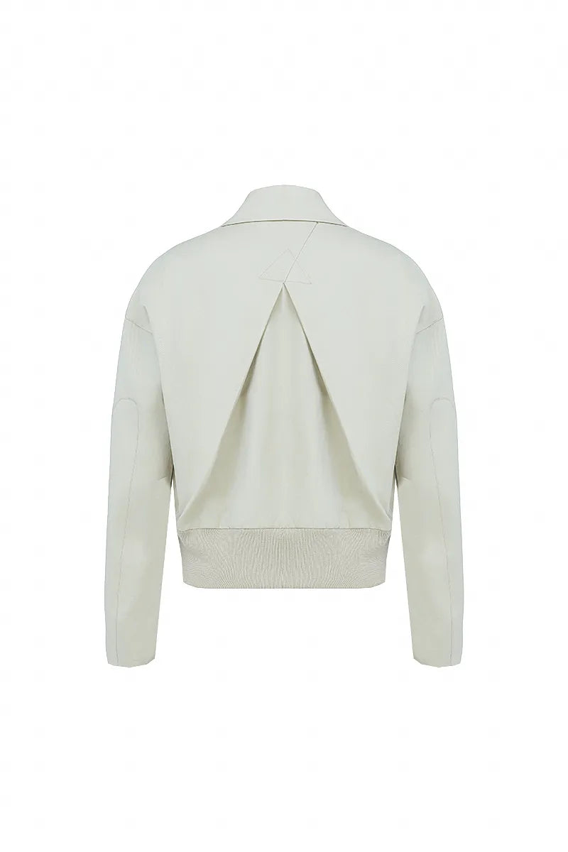 The Retro Pocketed Ribbed Jacket