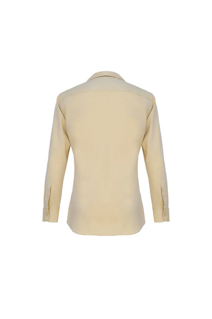 The Cotton-Wool Blazer Collar Shirt