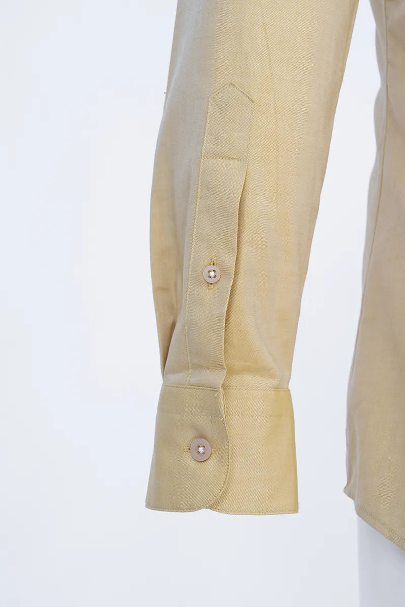 The Cotton-Wool Blazer Collar Shirt