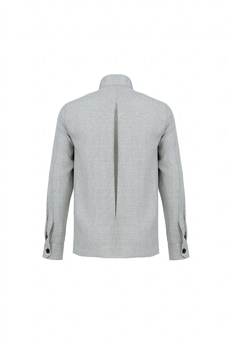 The Wool-Linen-Silk Relaxed Shirt