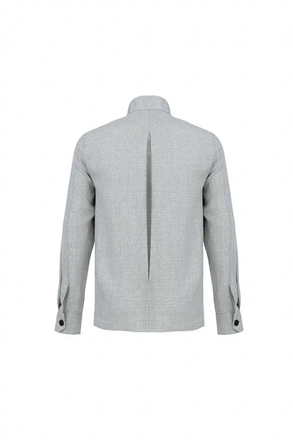 The Wool-Linen-Silk Relaxed Shirt
