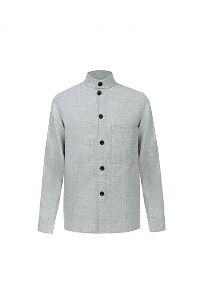 The Wool-Linen-Silk Relaxed Shirt