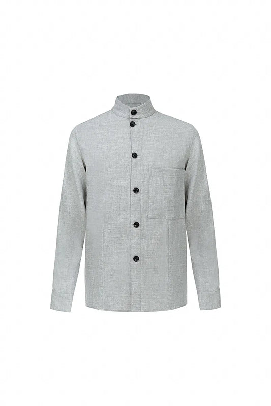 The Wool-Linen-Silk Relaxed Shirt