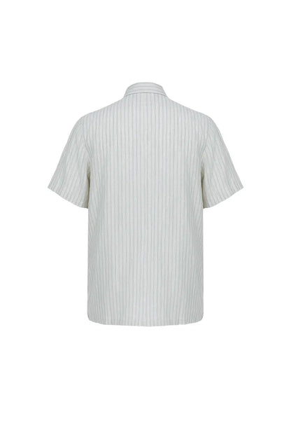 The Striped Linen Pocket Shirt