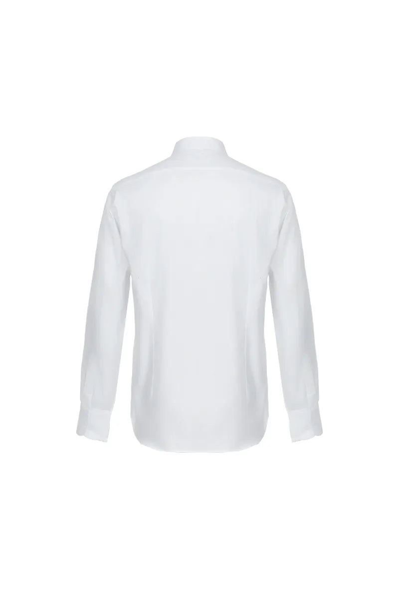 Stand Collar Cotton Business Shirt