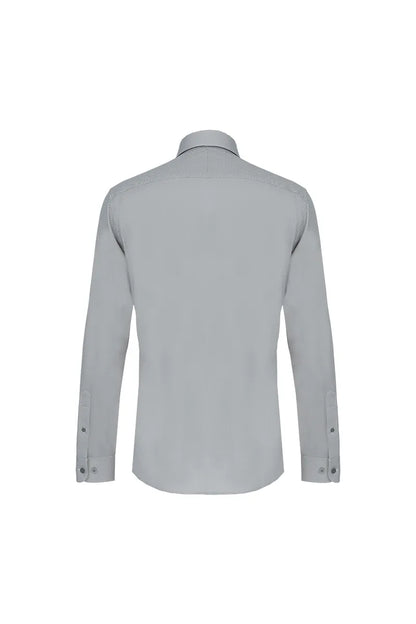 Rounded Collar Stretch Business Shirt