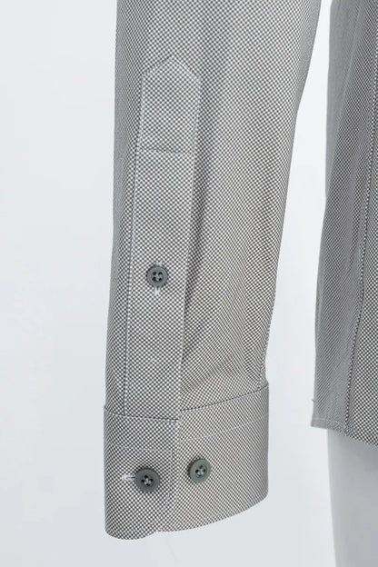 Rounded Collar Stretch Business Shirt