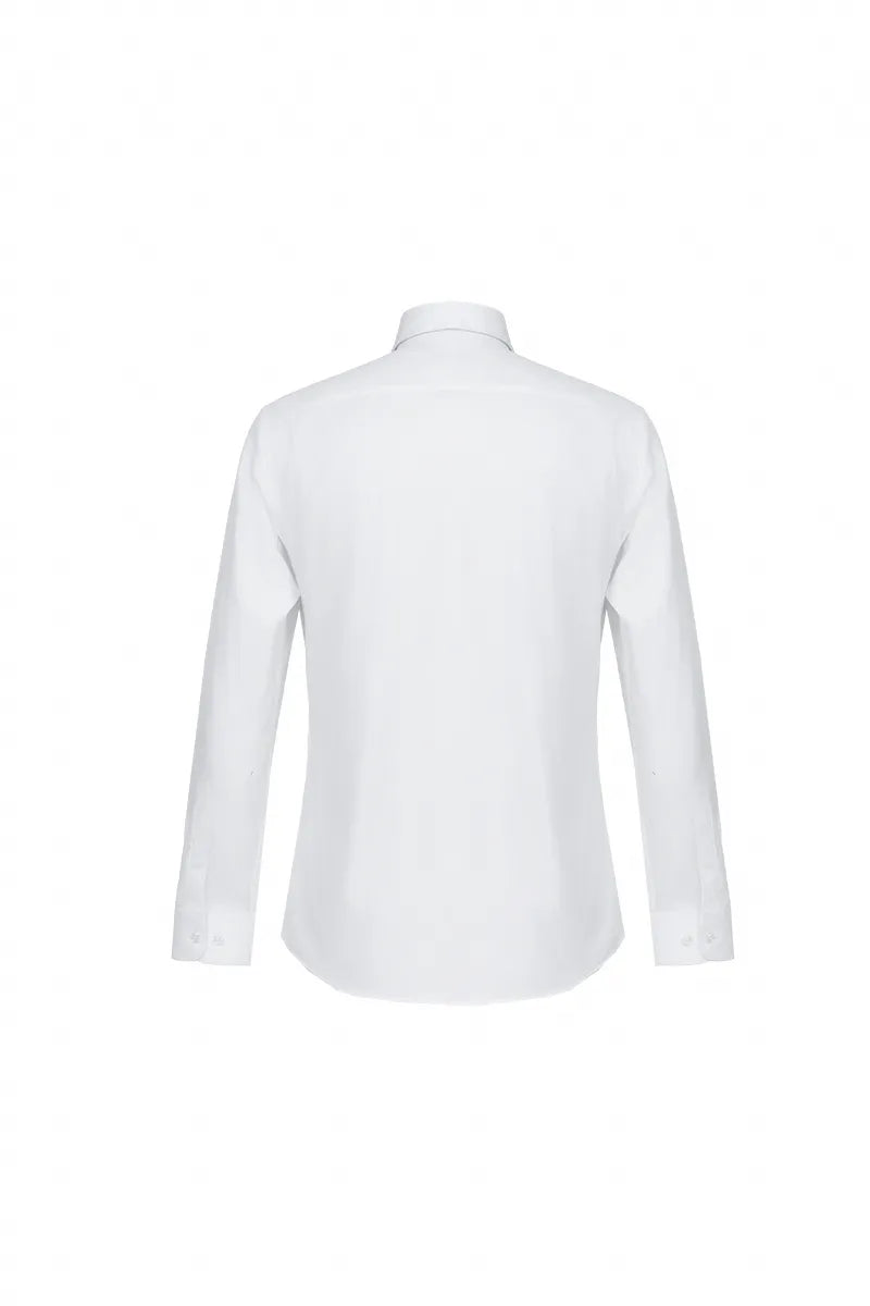 Structured Square Collar Business Shirt