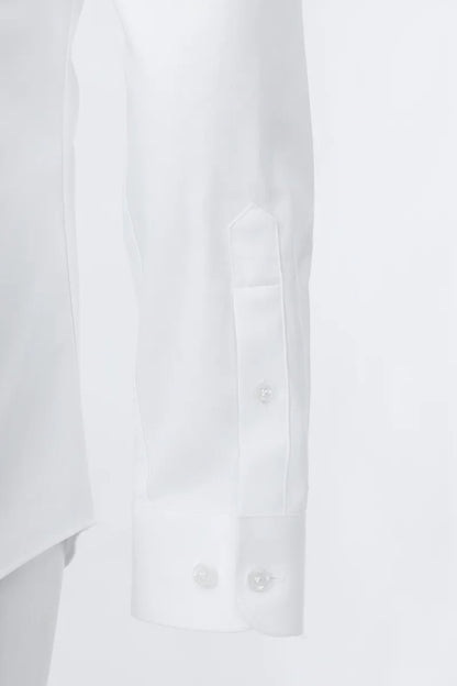 Structured Square Collar Business Shirt