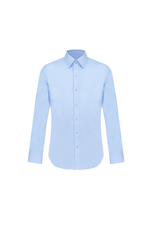Structured V Collar Business Shirt
