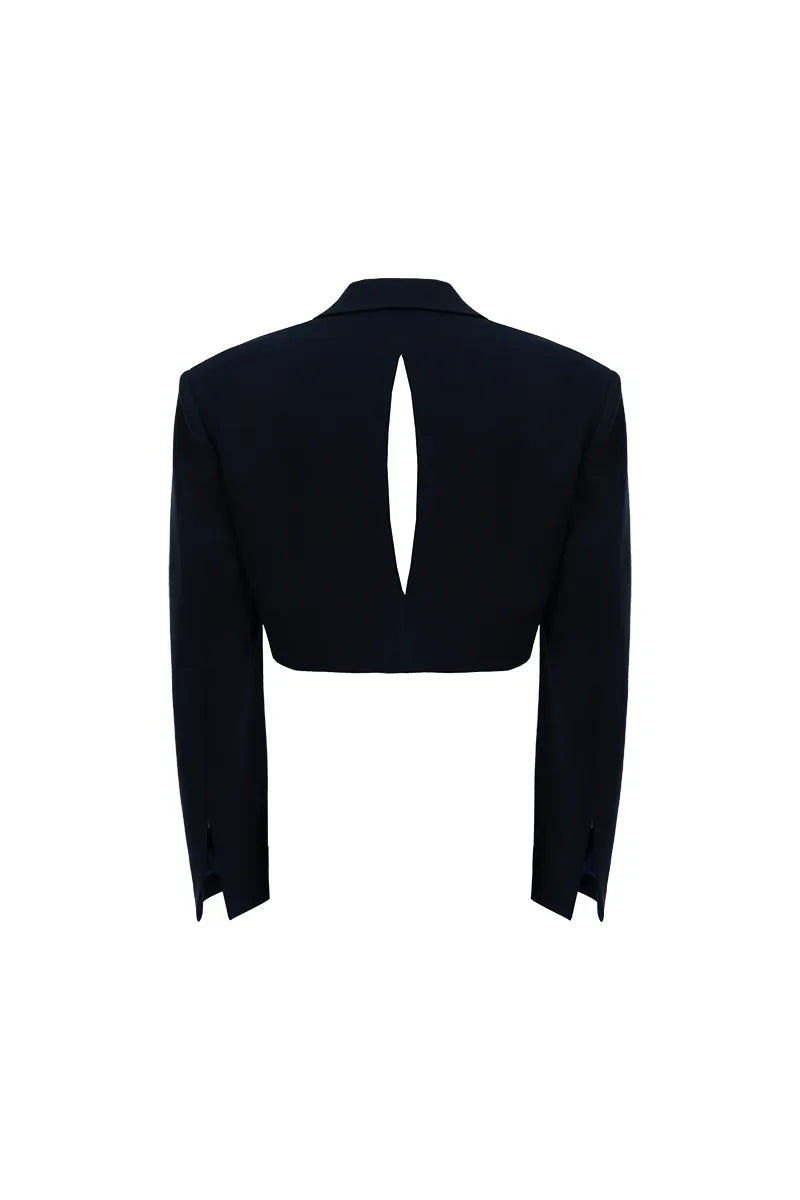 The Oversized Shoulder Cut-Out Blazer