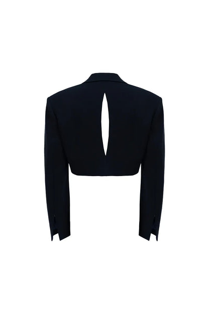 The Oversized Shoulder Cut-Out Blazer
