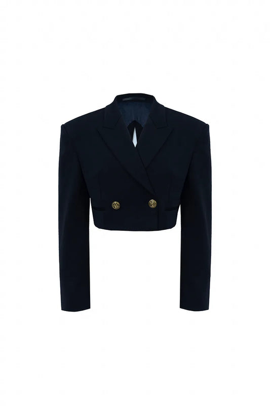 The Oversized Shoulder Cut-Out Blazer