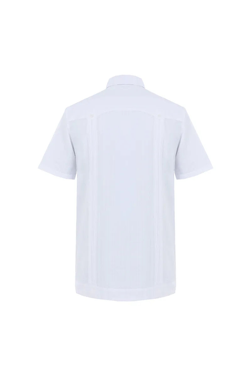 The Pin-Tuck Seersucker Utility Overshirt
